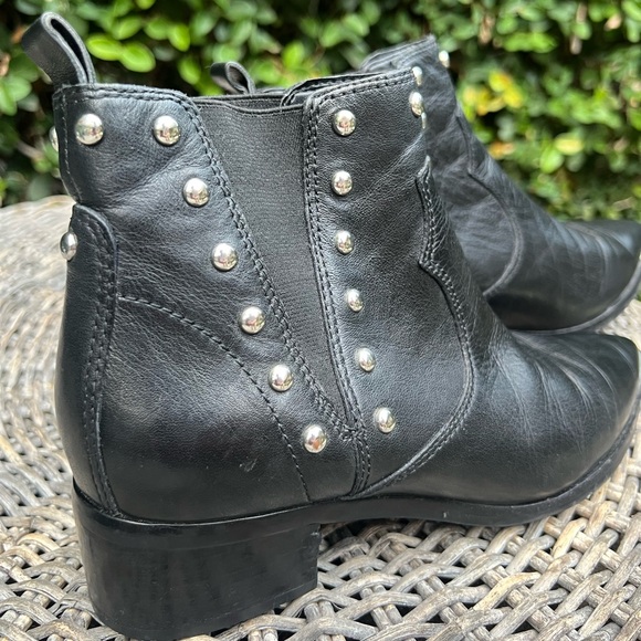 Mark Fisher Black Studded Ankle Boots size 7.5 - Picture 7 of 8